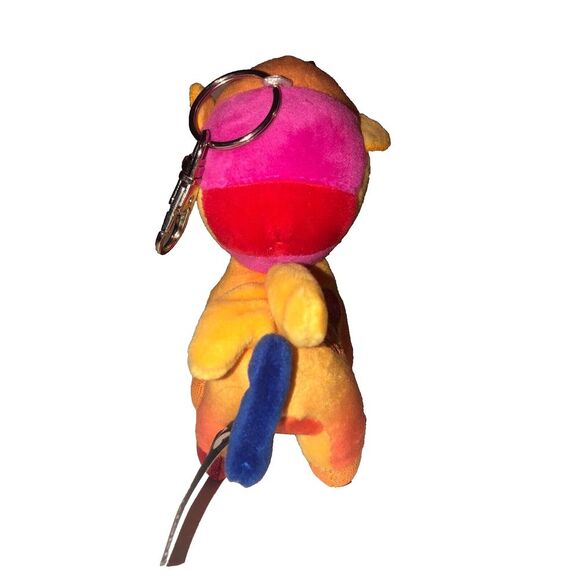 Tokidoki Unicorn Keychain Plush Mini Blind Bag Orange Tulip Flower Power open - Picture 4 of 5